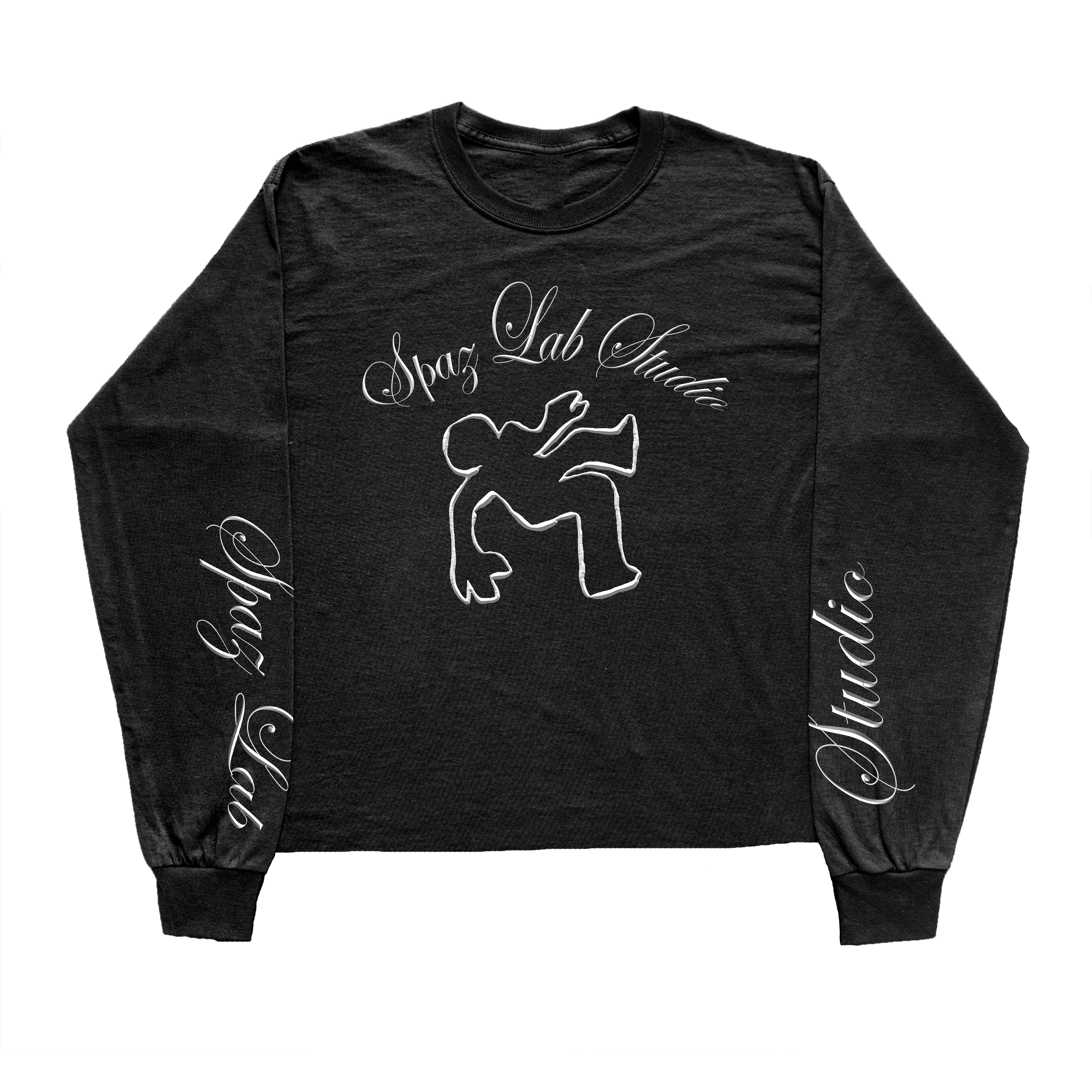 Abstract White Spaz Longsleeve