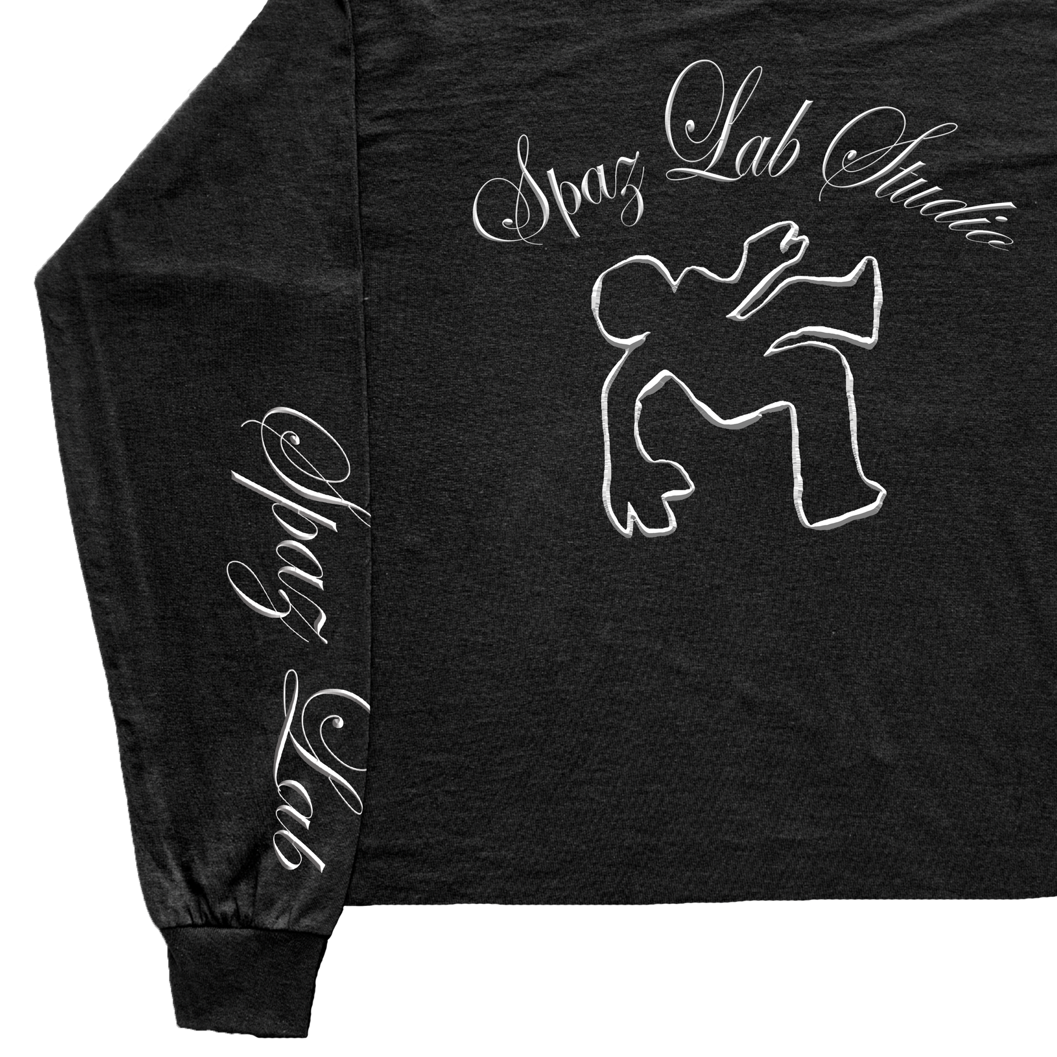 Abstract White Spaz Longsleeve