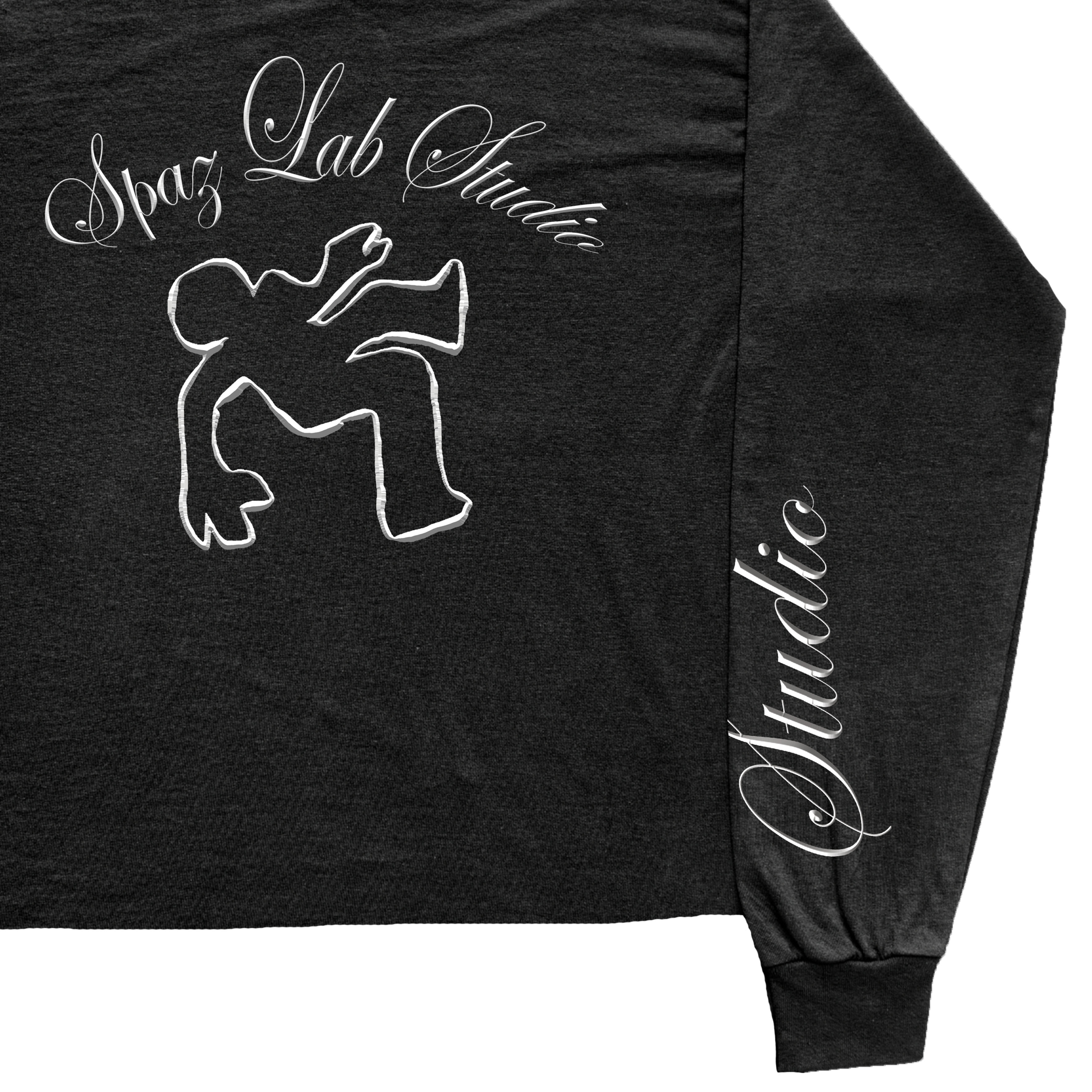 Abstract White Spaz Longsleeve